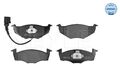 Bremsbelagsatz, Scheibenbremse Meyle 025 218 6817/W für SKODA VW