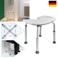 Badestuhl Badhocker Duschhocker Duschstuhl Duschhilfe Duschsitz Bad 135kg Weiß
