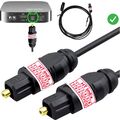 3m SPDIF Digital Audio Optisches Toslink Kabel für SHARP HT-SB95 2.0 Soundbars