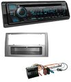 Kenwood Bluetooth USB CD MP3 DAB Autoradio für Peugeot 308 07-09 dunkelsilber