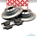 2x Febi Bremsscheiben + Bremsbeläge  hinten für BMW 1er F20 118 2er 2-er
