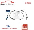 ABS SENSOR DREHZAHLFÜHLER PAAR HINTEN FEBI BILSTEIN 107466 2PCS A NEU