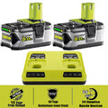 Für Ryobi Akku 18V P109 6.0Ah HP Lithium ONE Plus RB18L50 P108 / Doppelladegerät