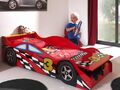 Vipack: Autobett "RACE CAR" 70 x 140 mit Lattenrost - Kinderbett Juniorbett