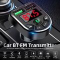 Bluetooth-FM Transmitter Car Auto MP3 Player USB KFZ SD AUX Freisprechanlage DE