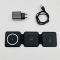 Mag-Safe Ladestation Für iPhone Wireless Charger - 3 in 1 Faltbare Kabelloses La