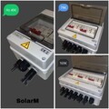 SOLAR ANSCHLUSSKASTEN PHOTOVOLTAIK DC 1-2-3-4 STRINGS/32A/ÜBERSPANNUNGSSCHUTZ