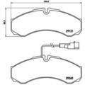 BREMBO Bremsbelagsatz Scheibenbremse hinten für Nissan NT400 Cabstar 35.14
