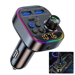 30W Bluetooth FM Transmitter für Auto-Radio USB Kfz Ladegerät Adapter Mp3 Player