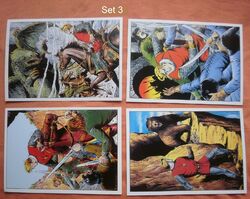 Auswahl von 4er Sets Comic Postkarten - Sigurd, Falk, Nick u.s.w.  unbeschrieben