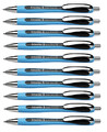 10 x Schneider Kugelschreiber Slider Rave - Druckmechanik, XB, schwarz