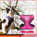 Pet Cat Dog Harness Kitten Vest Walking Leine für das Training (Rose Red S) NEW