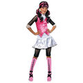 KINDER MONSTER HIGH DRACULAURA KOSTÜM Halloween Karneval Vampir Party Kleid