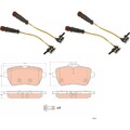TRW BREMSBELÄGE + WARNKONTAKTE HINTEN passend für MERCEDES SL R231