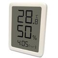 Smart LCD Digital innen Thermometer Hygrometer Luftfeuchtigkeit Messer Weiß NEU