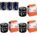 3x Original MAHLE / KNECHT Ölfilter OC 977/1 + 3x SCT Motor Flush Motorspülung