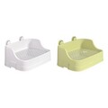 Kaninchen Katzentoilette Rechteckige Hasen -Töpfchen -Ecke für Hamster