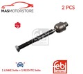 AXIALGELENK SPURSTANGE VORNE FEBI BILSTEIN 104617 2PCS P FÜR SUZUKI SWIFT III