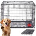 AREBOS Hundekäfig M Hundebox Hundetransportbox Transportbox klappbar Gitterbox
