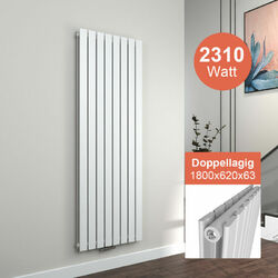 Design Flachheizkörper Heizpaneel Wandheizung SPCC Anthrazit Vertikal/Horizontal