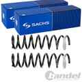 2X SACHS FAHRWERKSFEDERN HINTEN PASSEND FÜR HYUNDAI IX35 KIA SPORTAGE