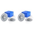 2x SKF BREMSSCHEIBEN 264mm passend für ABARTH GRANDE PUNTO FIAT GRANDE PUNTO