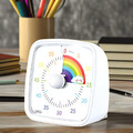 60 Minuten Countdown Timer Kinder Timer mit Regenbogen Muster Visueller Timer