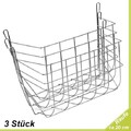 3 Heuraufen im Set Kaninchen Futterraufe Kaninchenraufe Kleintierraufe 20 cm