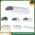 Outdoor Hühnerstall Hühnerkäfig Hühnerhaus Tierkäfig Verzinkter Stahl vidaXL