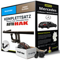 Für MERCEDES C T-Modell S205 Anhängerkupplung abnehmbar +eSatz 13pol uni 14- Set
