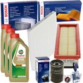BOSCH FILTERSET+5W40 ÖL  passend für ALFA MITO 955 FIAT PUNTO 199 QUBO 225