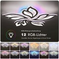 LED Deckenleuchte Deckenlampe Dimmbar mit Fernbedienung Wohnzimmer Lampe RGB