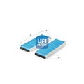UFI 34.153.00 Filter, Innenraumluft für AUDI LAMBORGHINI VW