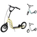 HOMCOM Tretroller Kinderroller Scooter Cityroller Luftreifen verstellbar