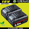 2er-Pack18V Ersatzakku Für Einhell 5,5Ah Akku Power X-Change Lithium PXC LED Neu