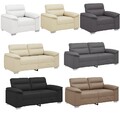 2/3-Sitzer Sofa Sessel Couch Loungesofa Polstersofa Kunstleder Sitzmöbel Armlehn