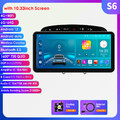 10.33" 6+64GB Android Autoradio GPS Nav CarPlay WiFi DSP Für Peugeot 308 408 RCZ