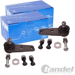 2X SKF TRAGGELENKE UNTEN VORNE BEIDSEITIG PASSEND FÜR NISSAN KUBISTAR RENAULT