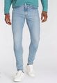 Levi's Skinny Taper Herren Jeans Stretch Denim Hose Light Blue Used Slim Fit L32