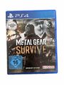 Metal Gear Survive Sony PlayStation4 PS4 getestet PAL deutsch sehr guter Zustand
