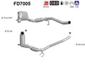 DPF Rußpartikelfilter Dieselpartikelfilter AS FD7005 Cordierit für VW CADDY 3 5