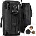 Handy Gürteltasche für Samsung Galaxy S23 Ultra Nylon Gürtel Tasche Clip Etui
