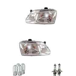 Scheinwerfer Set Halogen H4 für Renault Megane I Coach Klasseic inkl. Lampen