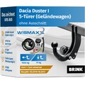 ANHÄNGERKUPPLUNG für Dacia Duster I 10-13 starr BRINK +7polig E-Satz UNI ABE