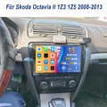 64G Für Skoda Octavia 1Z3 1Z5 2008-2013 Carplay Chat GPT Android15 Autoradio GPS