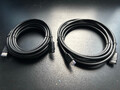 2x 5m HDMI Verlängerung Kabel Ethernet 1080p 2160p FULL HD TV PS4 3D HDR UHD 4K