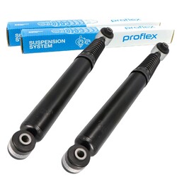 2x PROFLEX GAS-STOßDÄMPFER HINTEN passend für CITROËN C3 PEUGEOT 207/207+ 208 | 