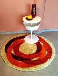 Hochfloor Teppich Space Age/70er Jahre