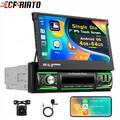 Android 15 4+64G 7" 1 DIN Flip Out Autoradio Wireless Apple Carplay Auto Kamera