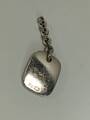 GEORGE JENSEN Halskette Anhänger Charm Top Only 925 Square Plain #737